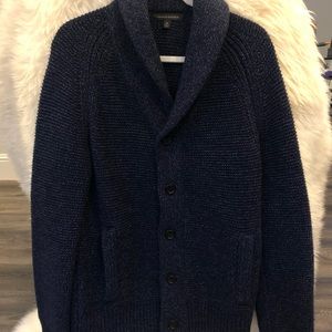 Banana Republic Navy Wool Cardigan
